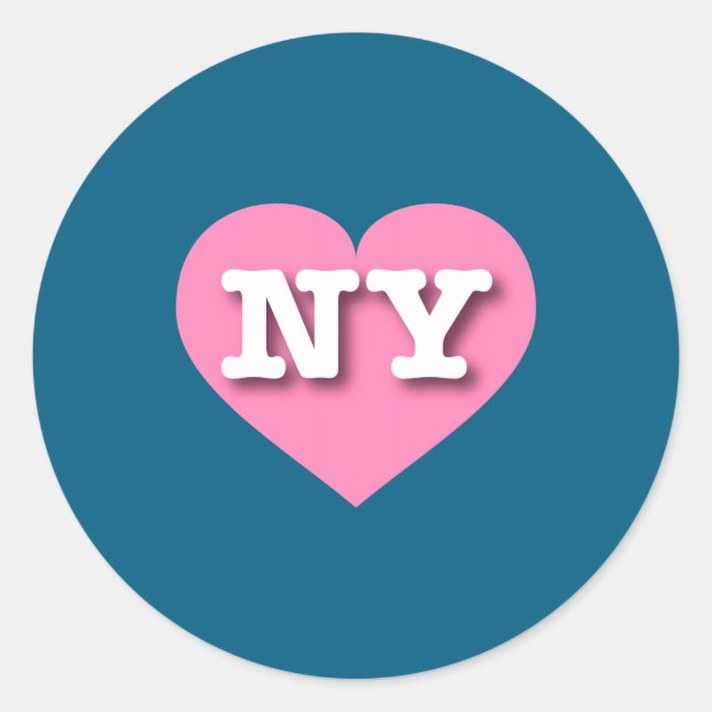 Adesivo I Love New York Ny Nk Heart  (Frente)