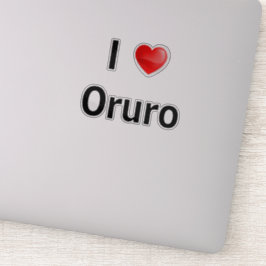 Adesivo I love Oruro