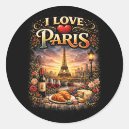 Adesivo I Love Paris