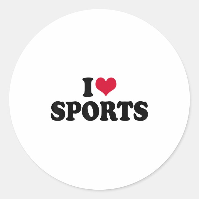 Adesivo I Love Srts Fitness Motivation  (Frente)