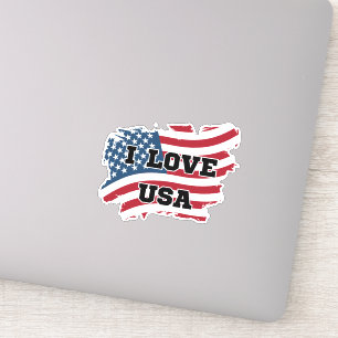 Adesivo I Love USA