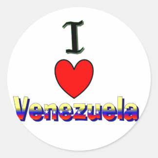 Adesivo I Love Venezuela Sticker