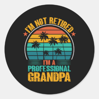 Adesivo I&# m Não Aposentado I&# m Um Avô Profissional F