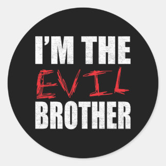 Adesivo I’m the evil brother, funny brother