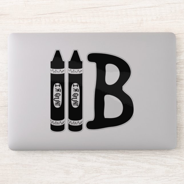 Adesivo "I R GRUNT" Corte Personalizado Vinil (Computador)