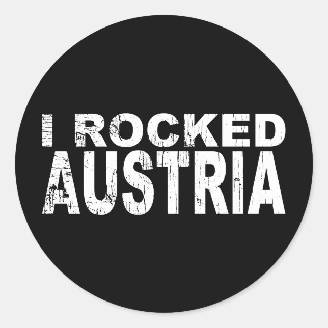 Adesivo I Rocked Austria (Frente)