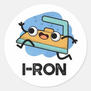 Adesivo I-ron Cute Running Iron Pun