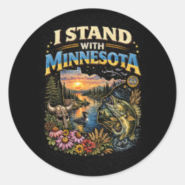 Adesivo I Stand With Minnesota