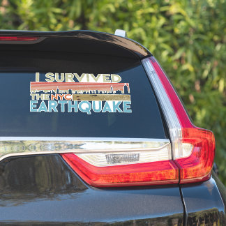 Adesivo "I Survived The - NYC - Earthquake" 5 de abril de 