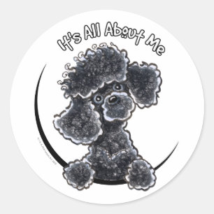Adesivo IAAM Black Toy Poodle