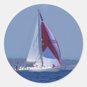 Adesivo Iate Pequeno Definindo Um Spinnaker