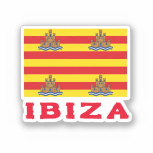 Adesivo Ibiza Flag, ESPANHA