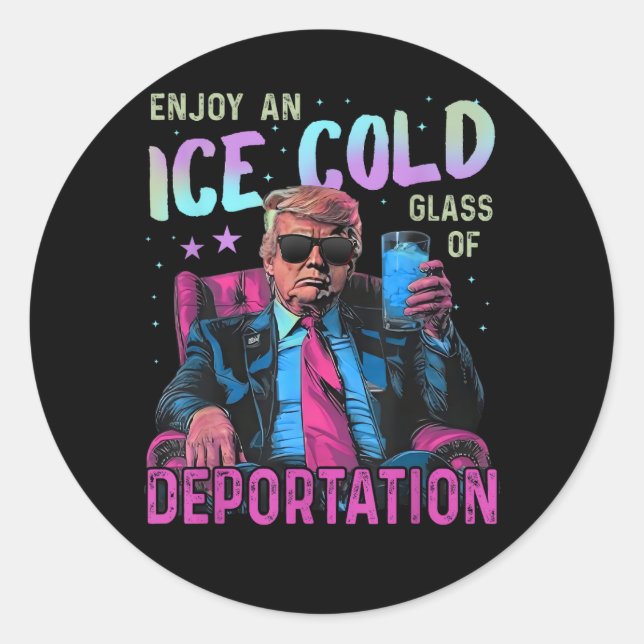 Adesivo ICE Desfrute de um Gelo Frio (Frente)