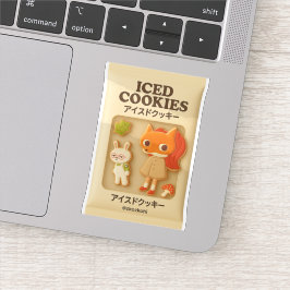 Adesivo Iced Cookies: Bunny Girl Fox Mask & Bao Bao Bunny