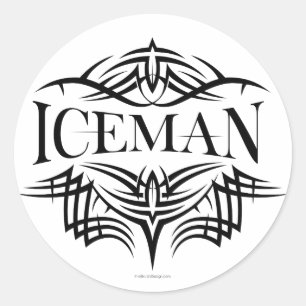 Adesivo Iceman tribal do hóquei (liso)