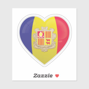 Adesivo Ícone de Amor Andorra