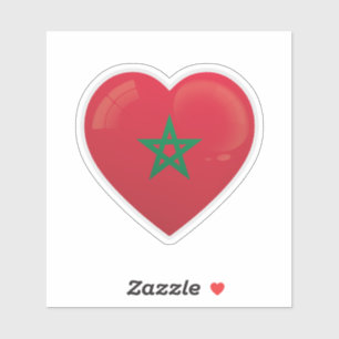 Adesivo Ícone de Amor de Marrocos