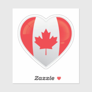 Adesivo Ícone de Amor do Canadá