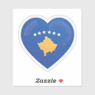 Adesivo Ícone de amor do Kosovo