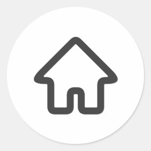 Adesivo Ícone de Arquitetura de Imóveis Casa