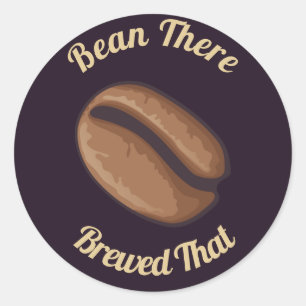 Adesivo Ícone de bean de café