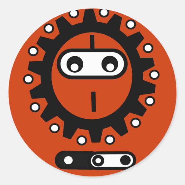 Adesivo Ícone de Bike ninja (Frente)
