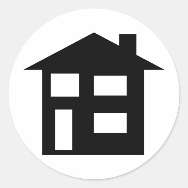 Adesivo ícone de casa (Frente)