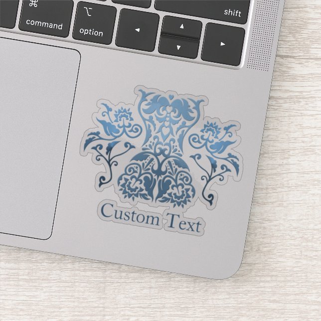 Adesivo Ícone de Damasco Corset Floral (Detalhe)