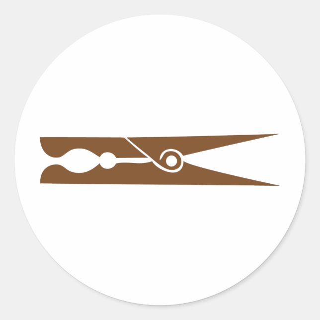 Adesivo ícone de espinha de madeira (Frente)