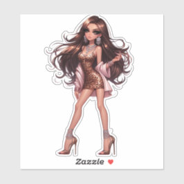 Adesivo ícone de moda