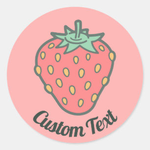 Adesivo Ícone de Morango