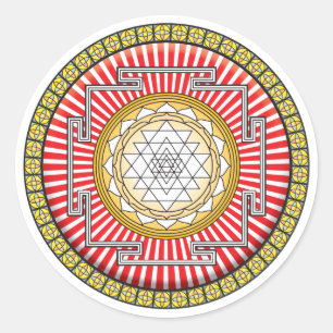Adesivo Ícone de Shri Yantra