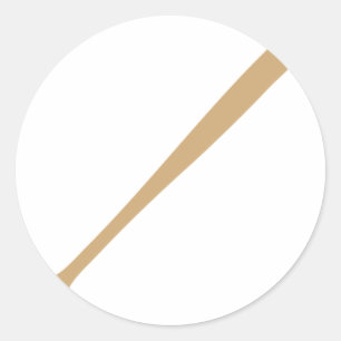 Adesivo ícone do bastão de beisebol