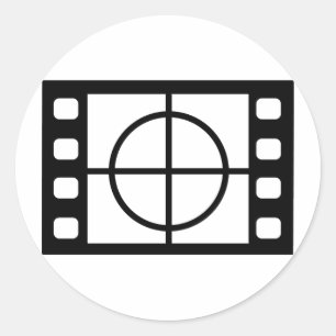 Adesivo ícone do começo do filme