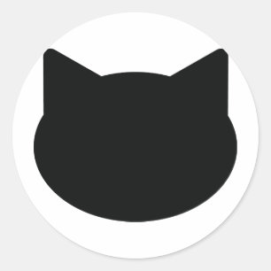 Adesivo ícone do contorno do gato