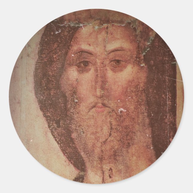 Adesivo Ícone do Cristo Rublev Jesus (Frente)