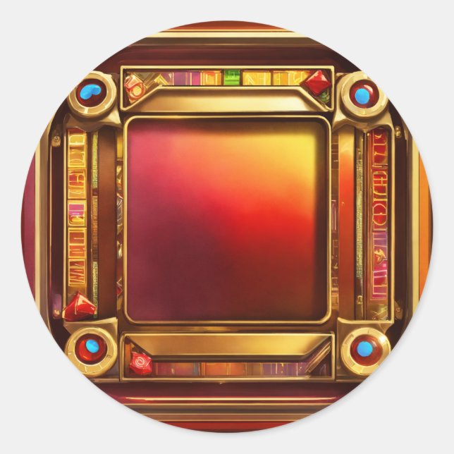 Adesivo Ícone do Rei dos Corações" (Frente)