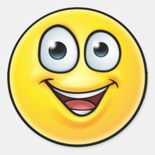 Adesivo Ícone Emoticon Thumbs Up