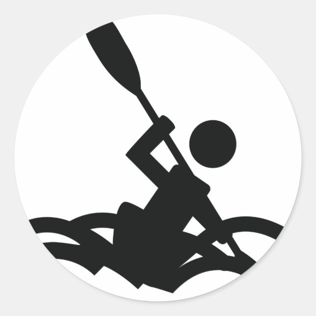 Adesivo ícone kayak (Frente)