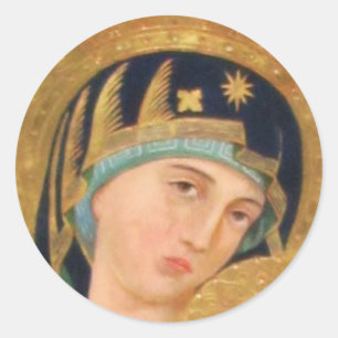 Adesivo ÍCONE ortodoxo Madonna sereno