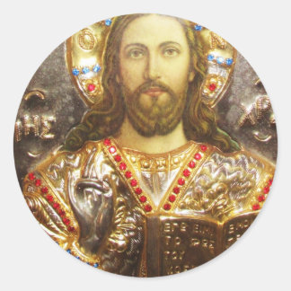 Adesivo Ícone Pintado de Jesus Cristo