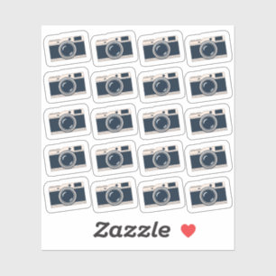 Adesivo Ícones da Mini Câmera Fotografia do Bujo Planner d