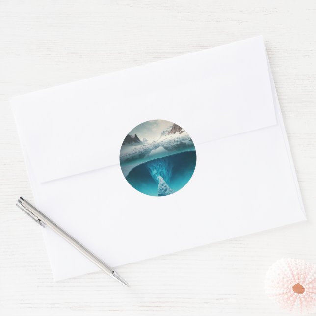 Adesivo Icy Mountain View (Envelope)