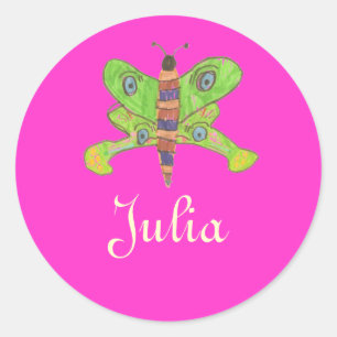 Adesivo ID do Karate Kat borboleta para pessoa...