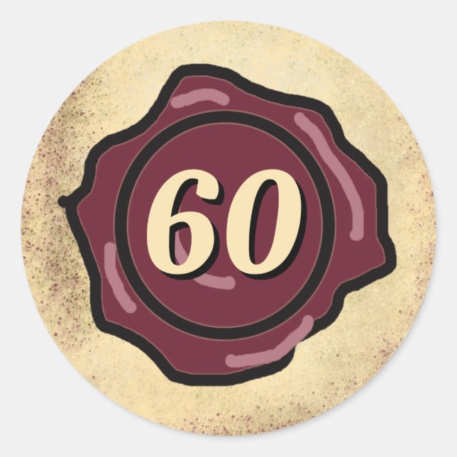 Adesivo Idade até à perfeição do provando de vinho festa d (Frente)