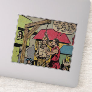 Adesivo Idade do ouro histórias em quadrinhos de colheita