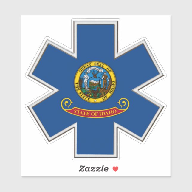 Adesivo Idaho EMS (Folha)