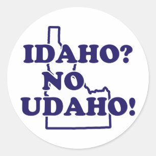 Adesivo Idaho No Udaho