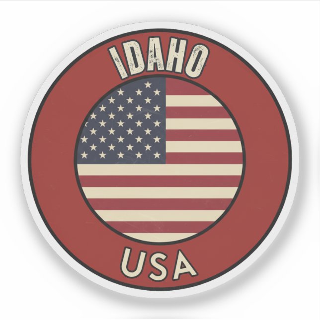 Adesivo Idaho United States (Frente)