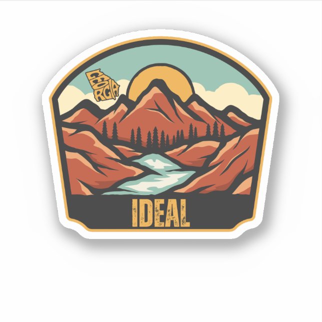 Adesivo Ideal, Geórgia (Frente)